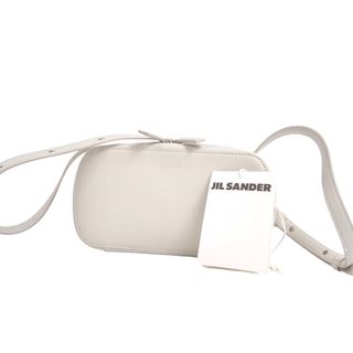 ジルサンダー(Jil Sander)の美品 ジルサンダー JIL SANDER バッグ ミニ ショルダーバッグ ポーチ Tradition Small カーフレザー カバン レディース ホワイト(ショルダーバッグ)