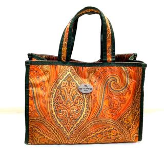ジャンク品 長期保管品 ETRO エトロ ペイズリー トートバック