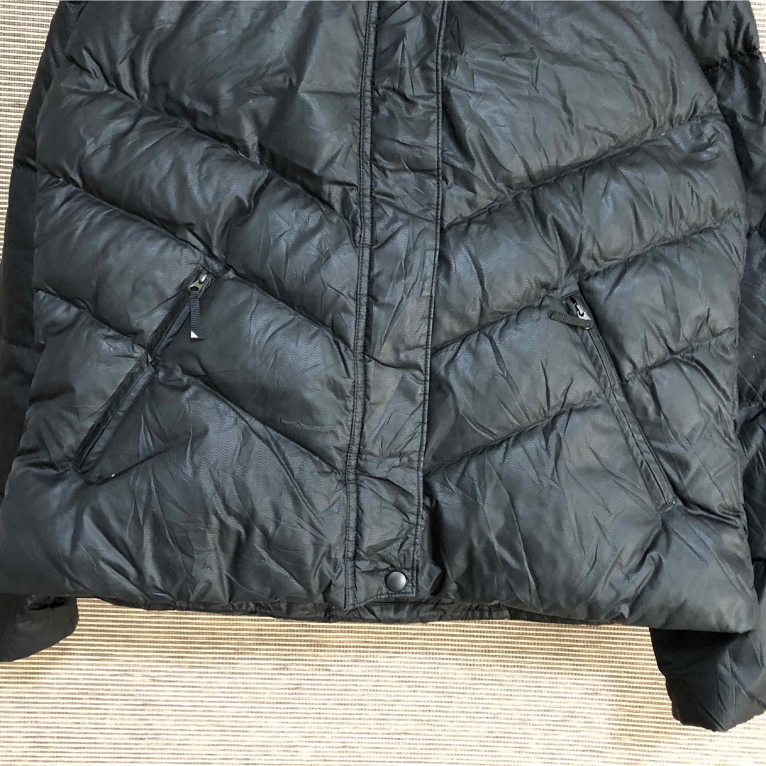 NIKE(ナイキ)の【ナイキ】ダウンジャケット　黒　ワンポイントロゴ　スウォッシュロゴ　ダック77 メンズのジャケット/アウター(ダウンジャケット)の商品写真
