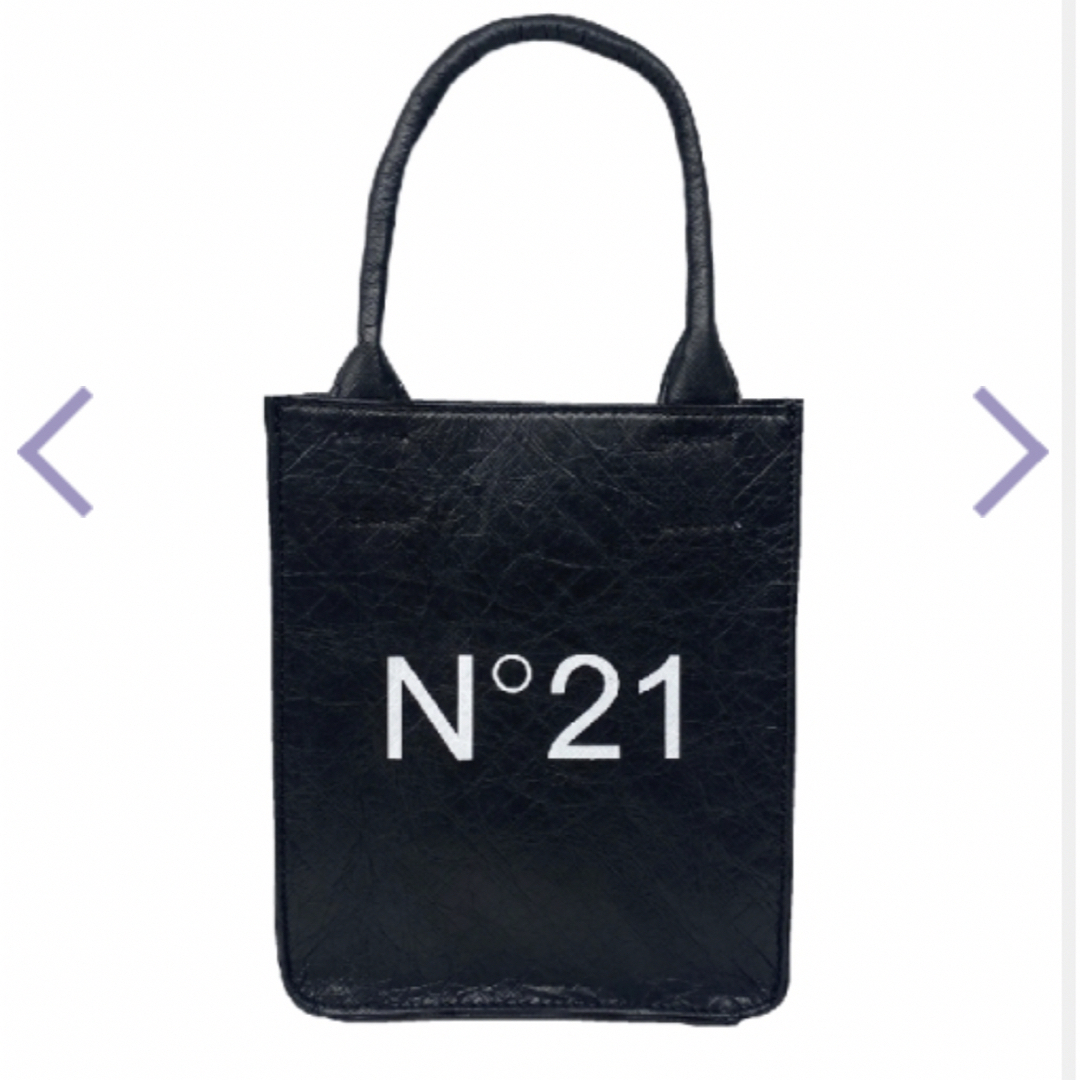 N°21 - No.21 ヌメロヴェントゥーノ 黒 バッグ 阪急の通販 by N°21 - No.21 ヌメロヴェントゥーノ 黒 バッグ 阪急の通販 by