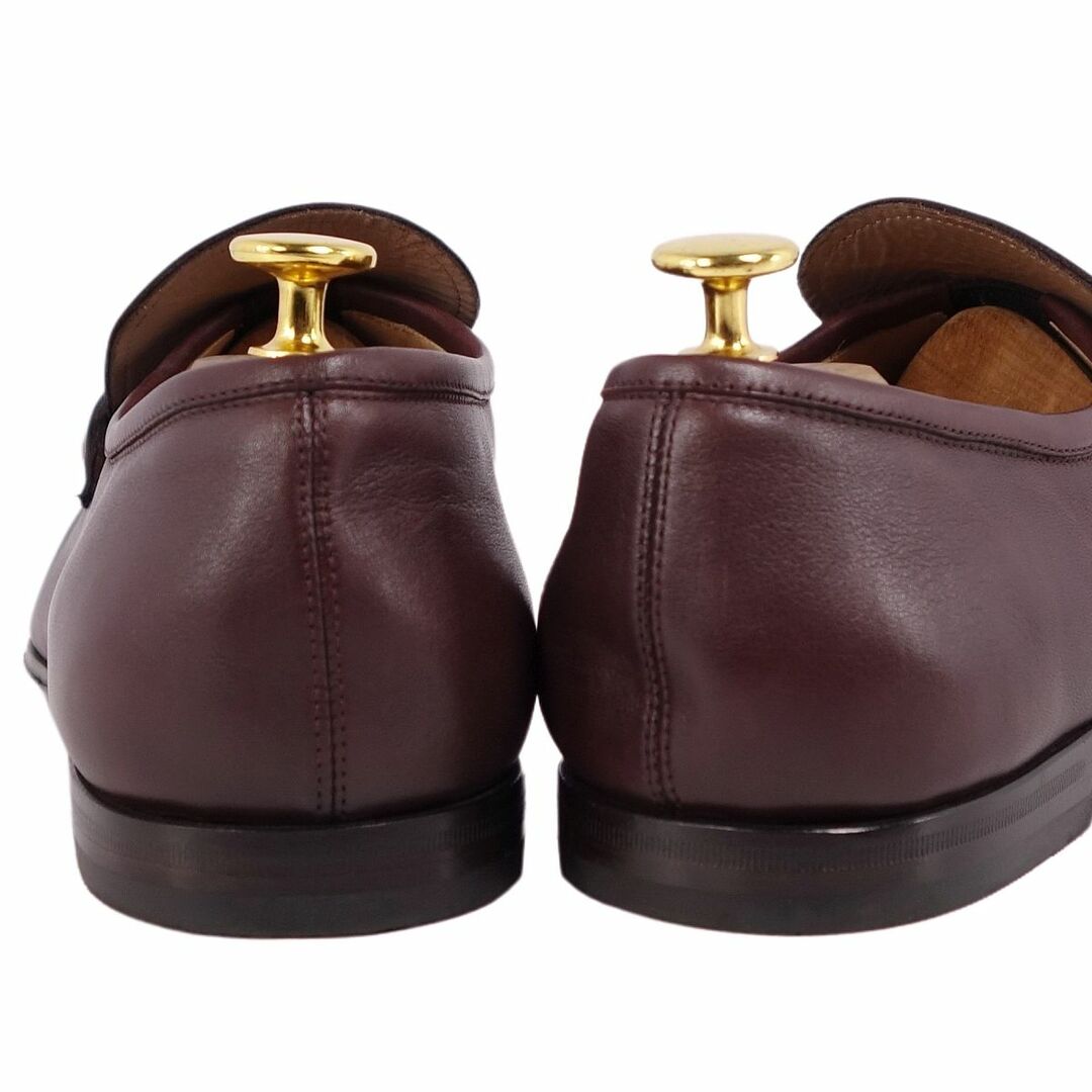 サルヴァトーレ フェラガモ Salvatore Ferragamo ローファー モカシン ホースビット カーフレザー シューズ メンズ 7.5EE(25.5cm相当) ネイビー