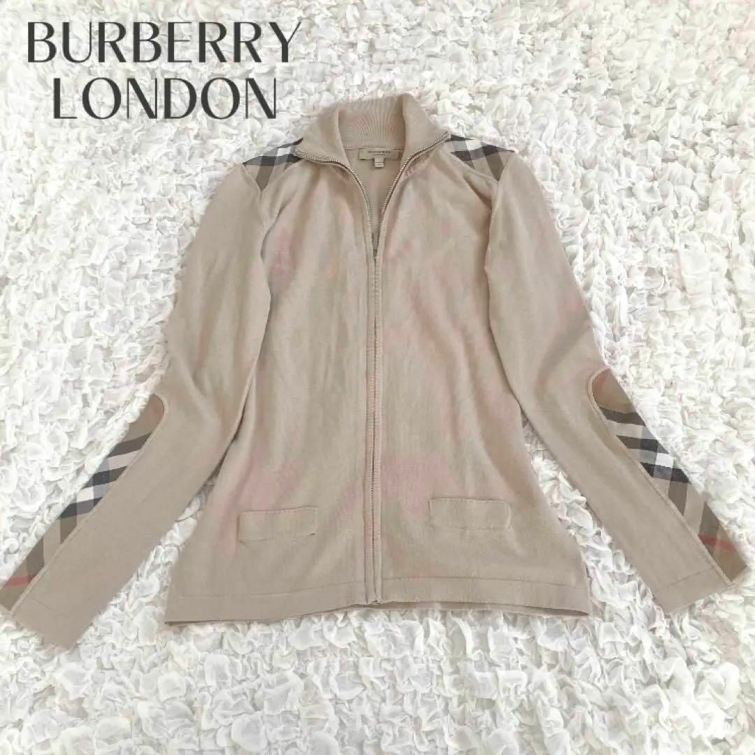 BURBERRY - 【バーバリーロンドン】ジップアップ カットソー ノバ