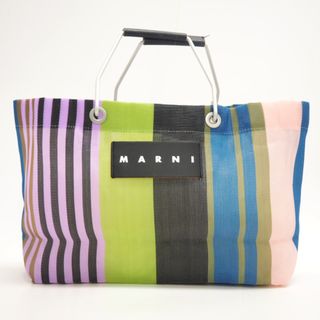 MARNI / マルニ | コサージュ付き レザーブレスレット | グリーン / ブラック | レディース