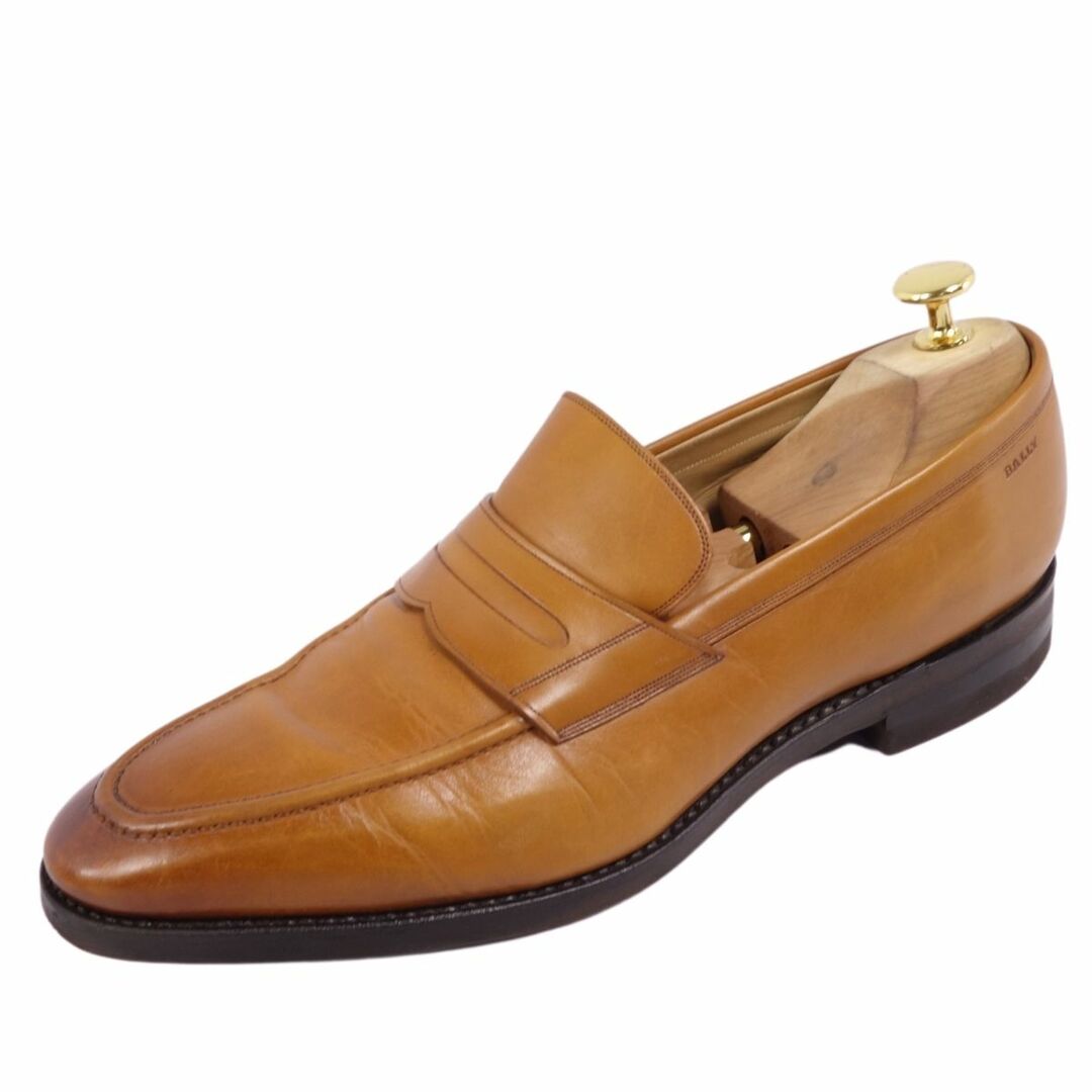 Bally(バリー)のバリー BALLY ローファー モカシン コインローファー カーフレザー シューズ メンズ US8D(26cm相当) ブラウン メンズの靴/シューズ(ドレス/ビジネス)の商品写真