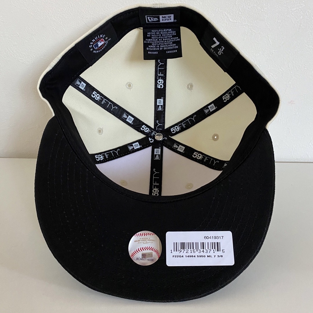 New Era ツバ裏ブラック Cap 3/8 ニューエラ ヤンキース キャップ