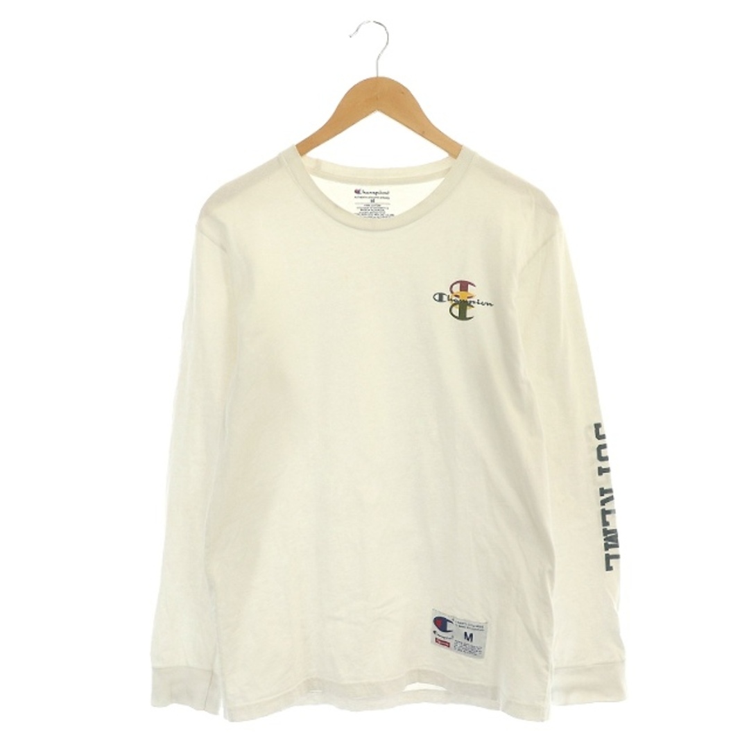 チャンピオン シュプリーム Stacked C L/S Tee Tシャツ M 白 | フリマアプリ ラクマ