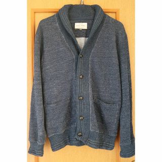 PINC PONCカットデニム地ショールカラーカーディガン(カーディガン)