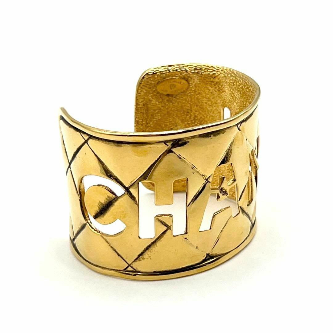 ヴィンテージ希少】シャネル CHANEL バングル ブレスレット マトラッセ-