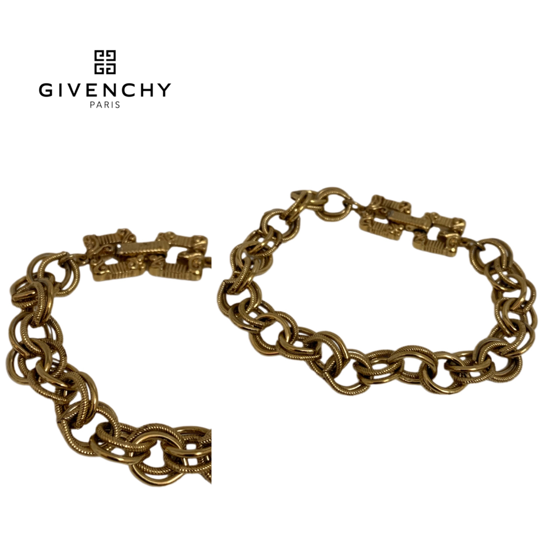 GIVENCHY PARIS VINTAGE 1980s チェーンブレスレット