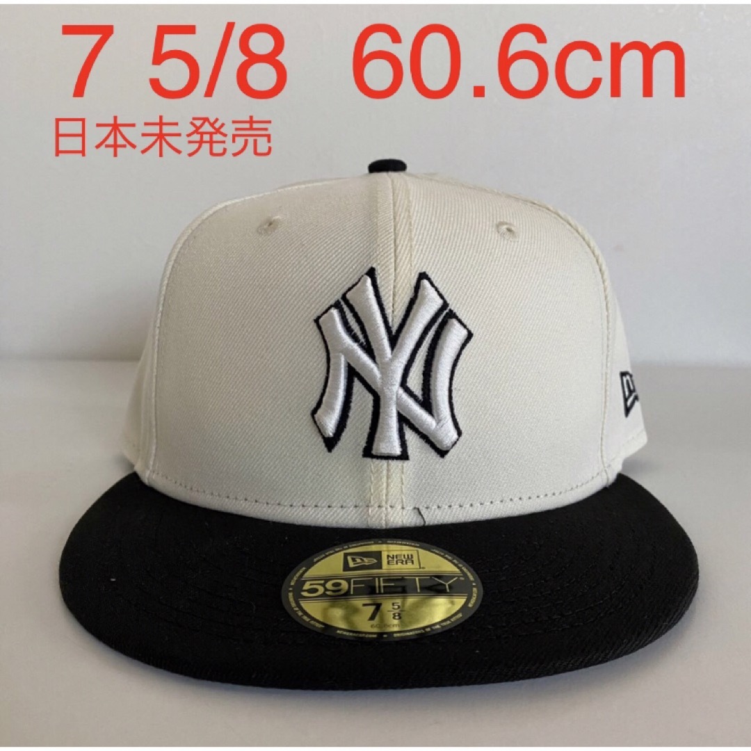 ツバ裏ブラック 5/8 New Era Cap ヤンキース ニューエラ キャップ帽子