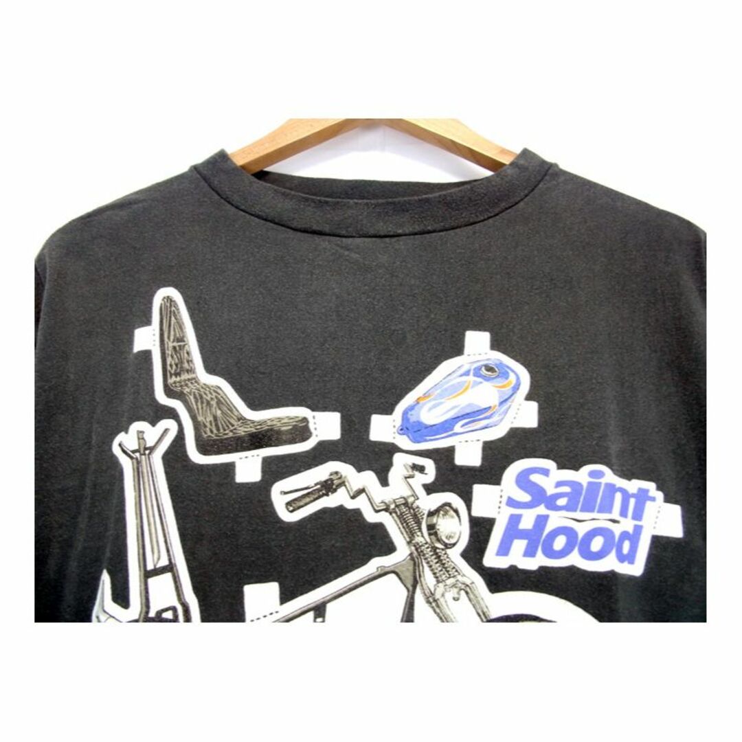 NEIGHBORHOOD(ネイバーフッド)のセントマイケル SAINT MICHAEL × ネイバーフッド NEIGHBORHOOD ■ 23SS 【 BIKE SM S23 0000 114 】 バイク プリント デザイン Tシャツ　29790 メンズのトップス(Tシャツ/カットソー(半袖/袖なし))の商品写真