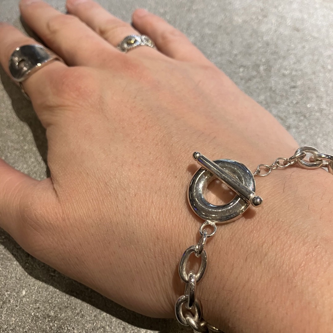 VINTAGE ヴィンテージ マンテルチェーンブレスレット シルバー925-