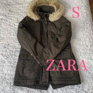 【希少】ZARA 春秋 スプリングコート ペイント モッズコート ミディアム