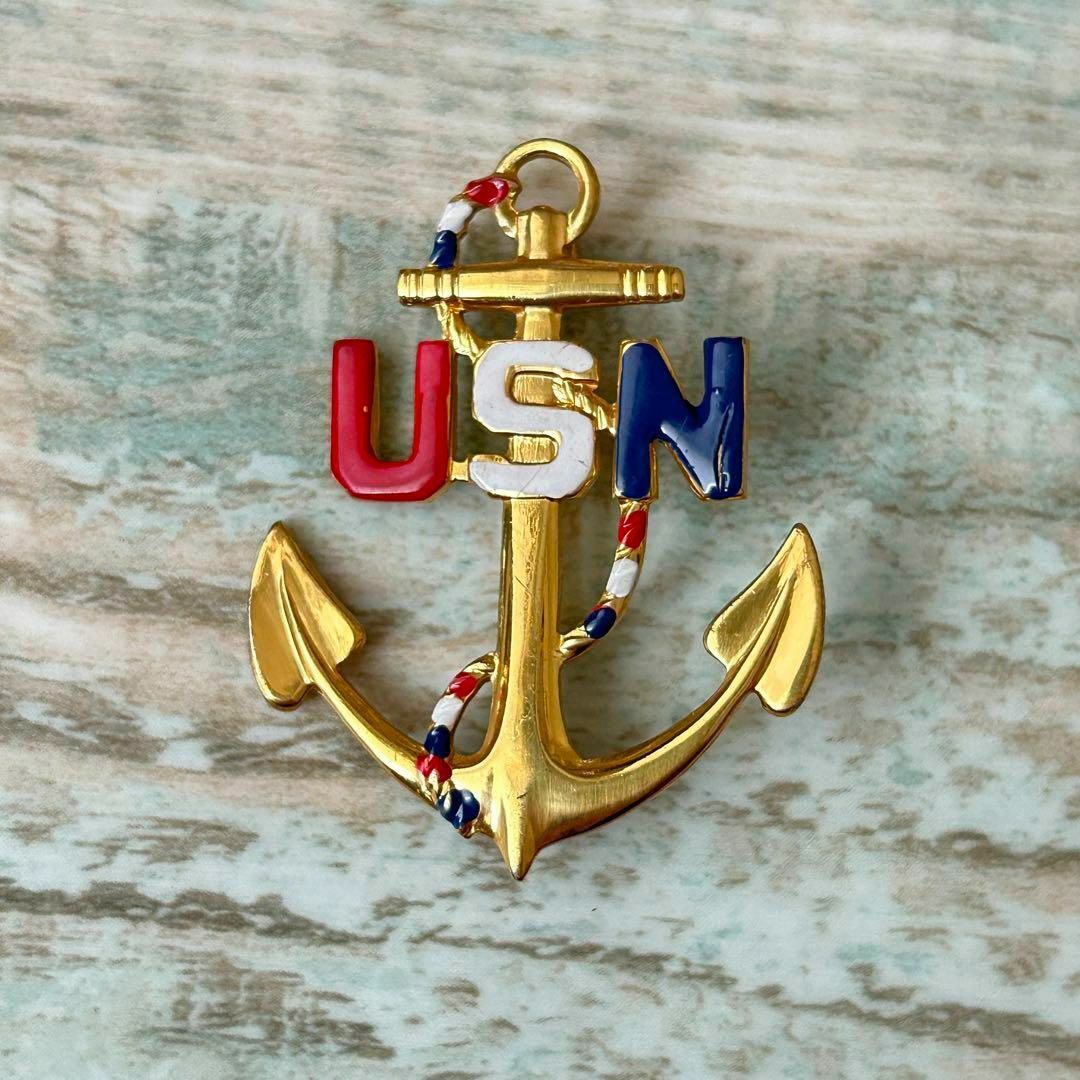 US NAVY USN 海軍 PINS ピンズ ピンバッジ アンカーエンブレム