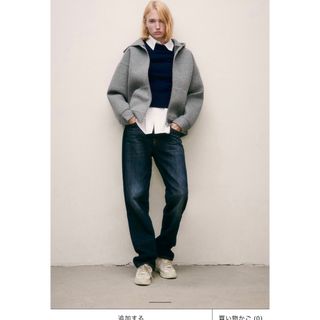 ザラ(ZARA)のソフトネオプレンエフェクトボンバージャケット(パーカー)