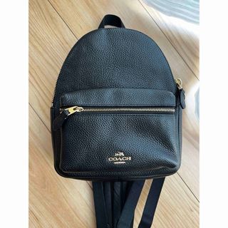 【超美品✨】COACH コーチ リュック バックパック　ブラウン ネイビー