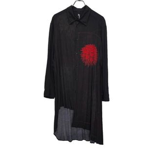 ヨウジヤマモト(Yohji Yamamoto)のGround Y 22AW ダリアプリントレーヨンアシンメトリーシャツ 定価74,800円(シャツ)