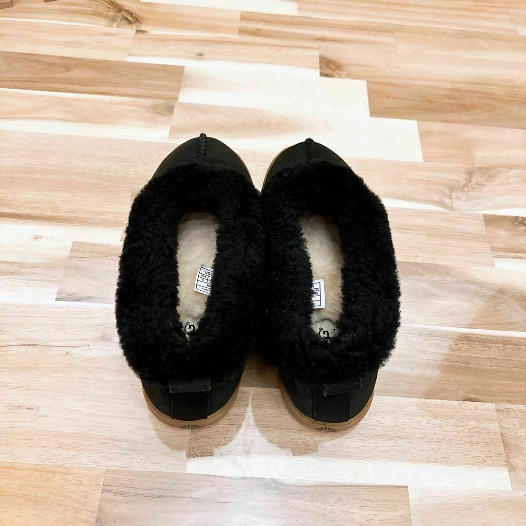 アグ】UGG フラットシューズ モカシン RYLANライアン 23.0 黒-