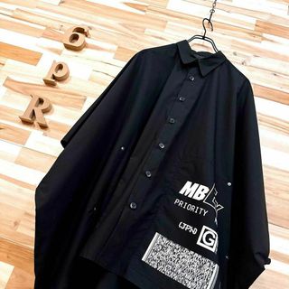 【稀少品！】MILK BOY レザージャケットテイストピーコート　黒　Lサイズ