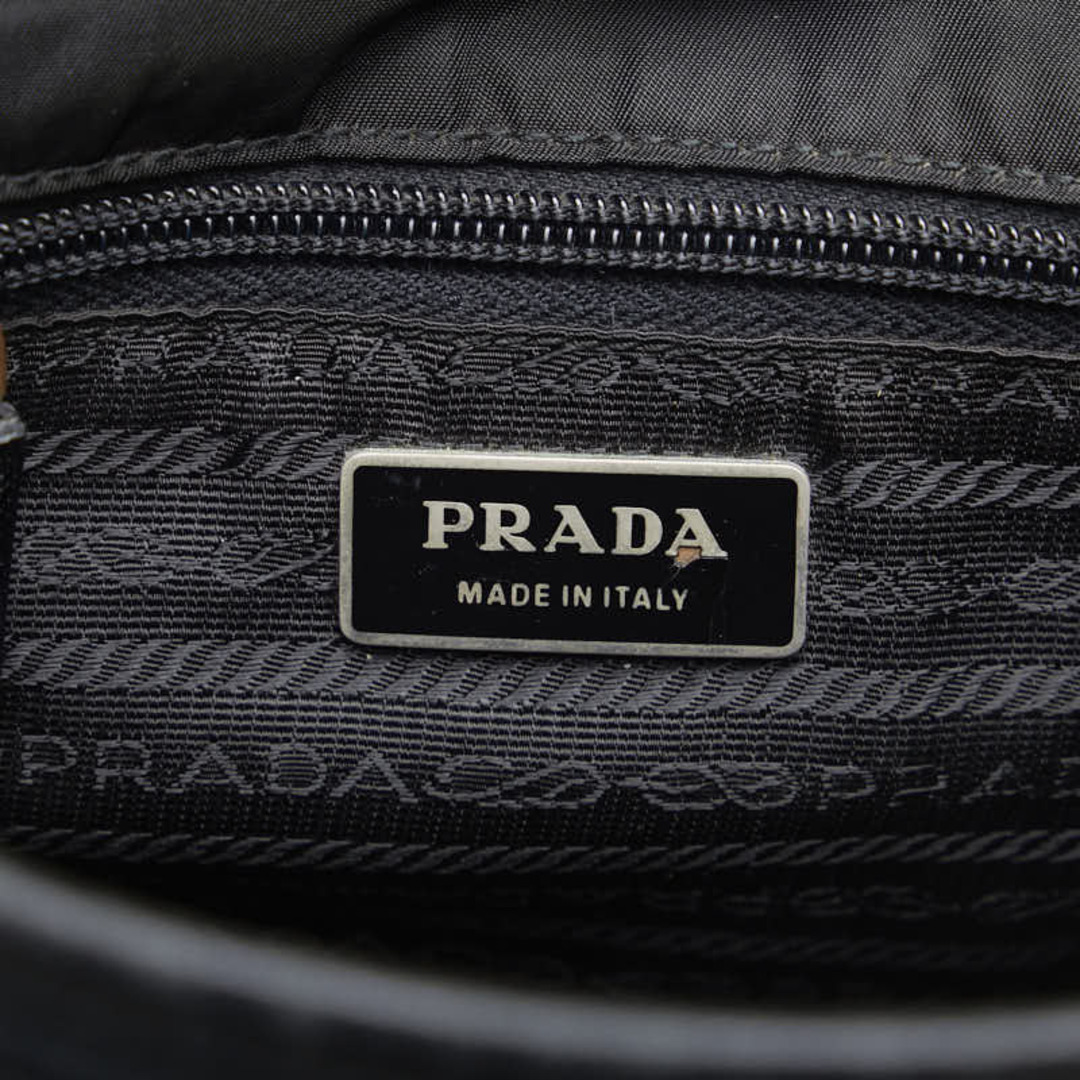 プラダ 三角プレート 斜め掛け ショルダーバッグ ナイロン レディース PRADA 【1-0120044】