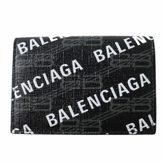 箱付き BALENCIAGA コンパクトウォレット シティ　三つ折り　黒