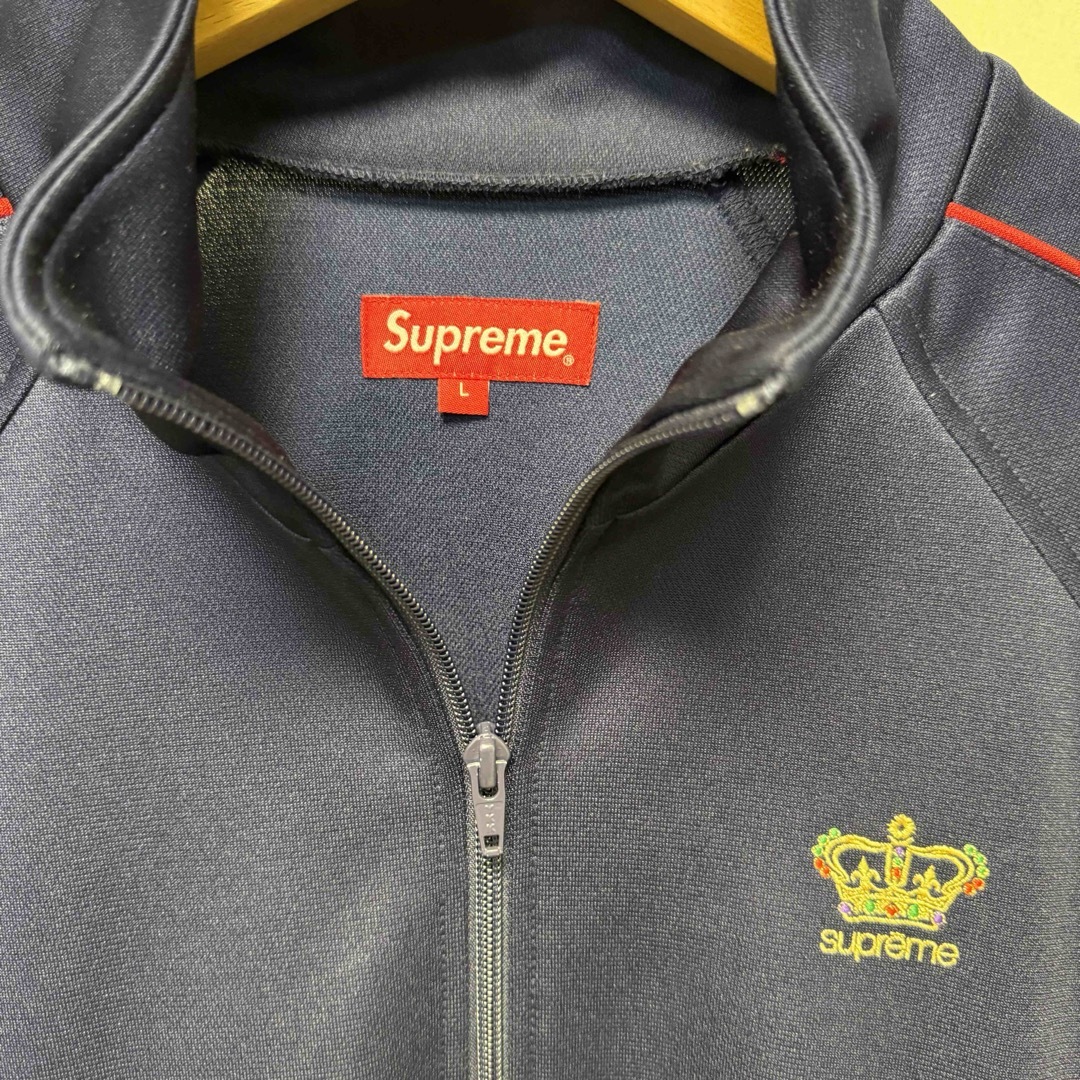 Supreme Crown Track Jacket FW19 ネイビー　L