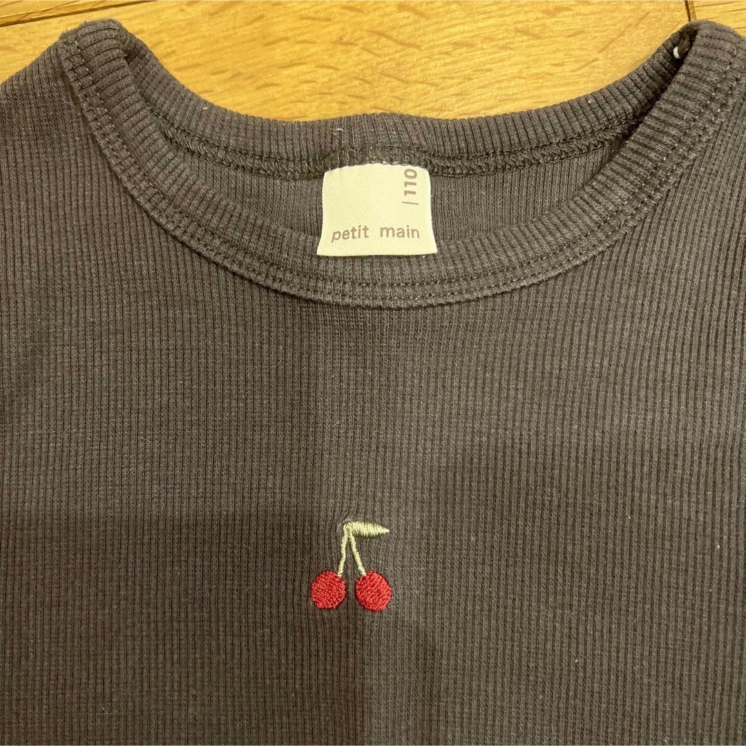 petit main(プティマイン)のpetit mainトレーナー2着110cm キッズ/ベビー/マタニティのキッズ服女の子用(90cm~)(Tシャツ/カットソー)の商品写真