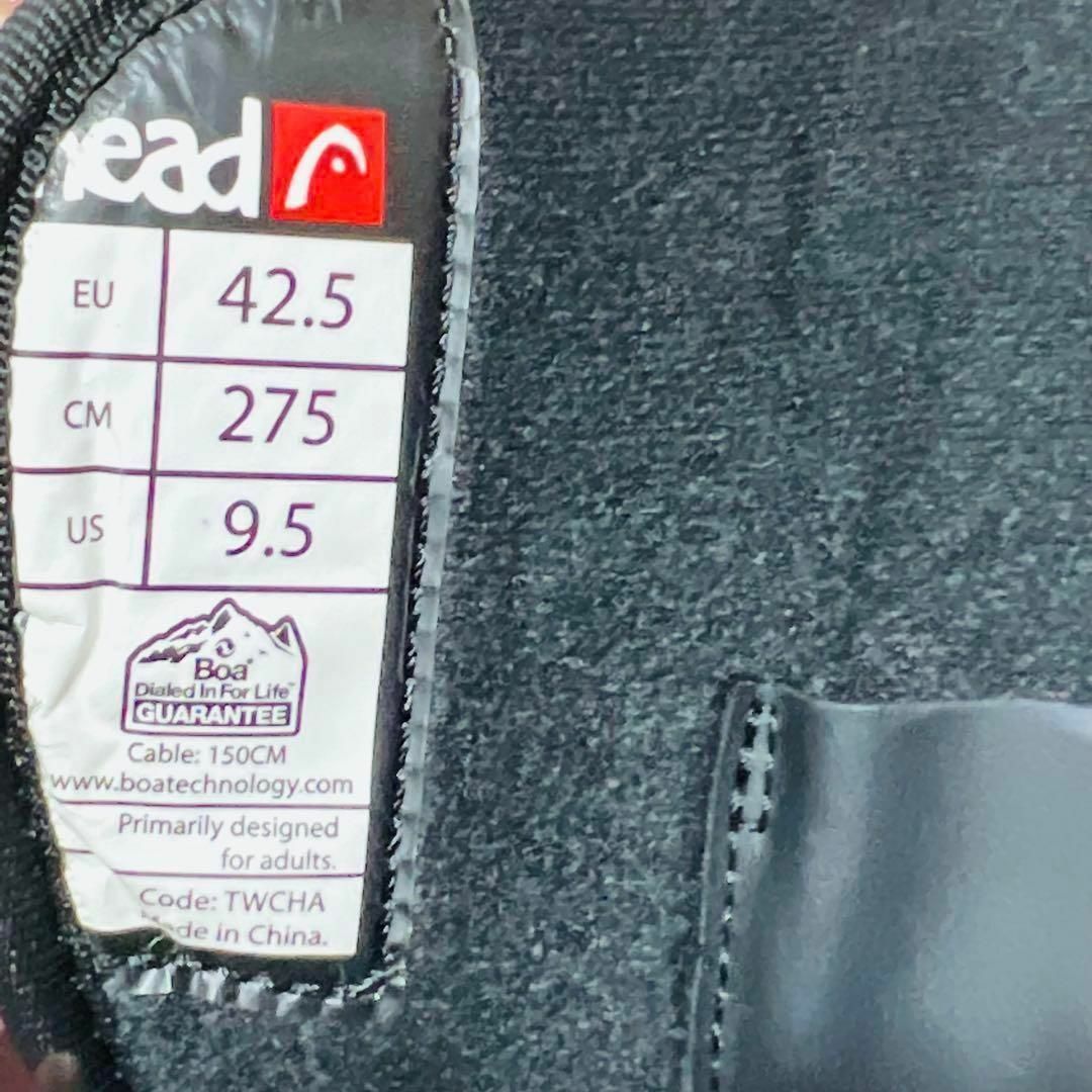 未使用　27.5cm スノーボード　ブーツ　初心者　簡単装置　黒色ブラック