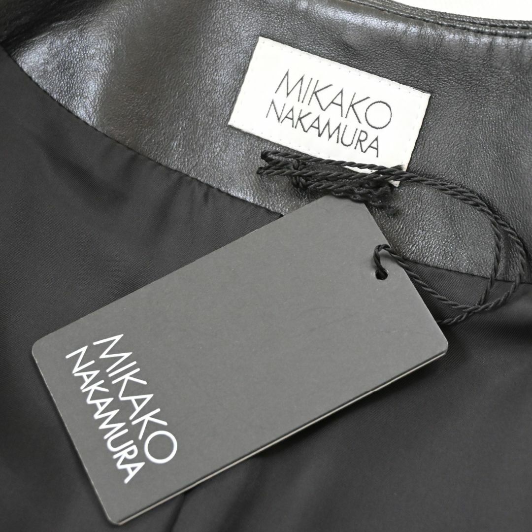 ★MIKAKO NAKAMURA★極美品★最高級ラムレザー★ジャケット 4