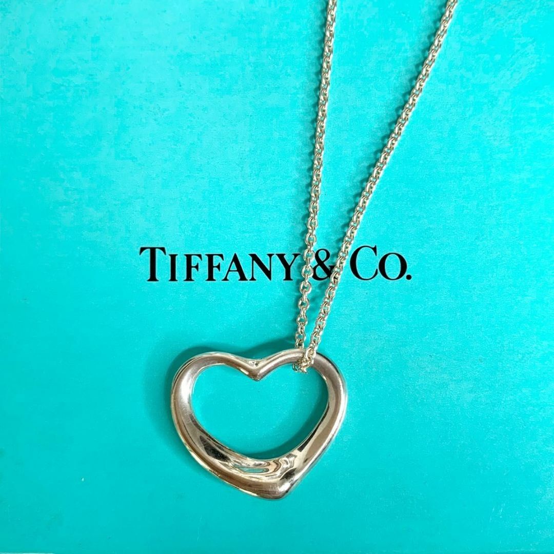 Tiffany\u0026Co ティファニー オープンハート ネックレス