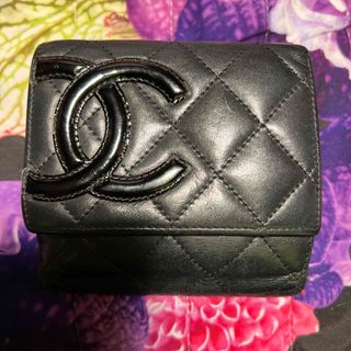 シャネル(CHANEL)のCHANEL カンボンライン　二つ折り財布(財布)