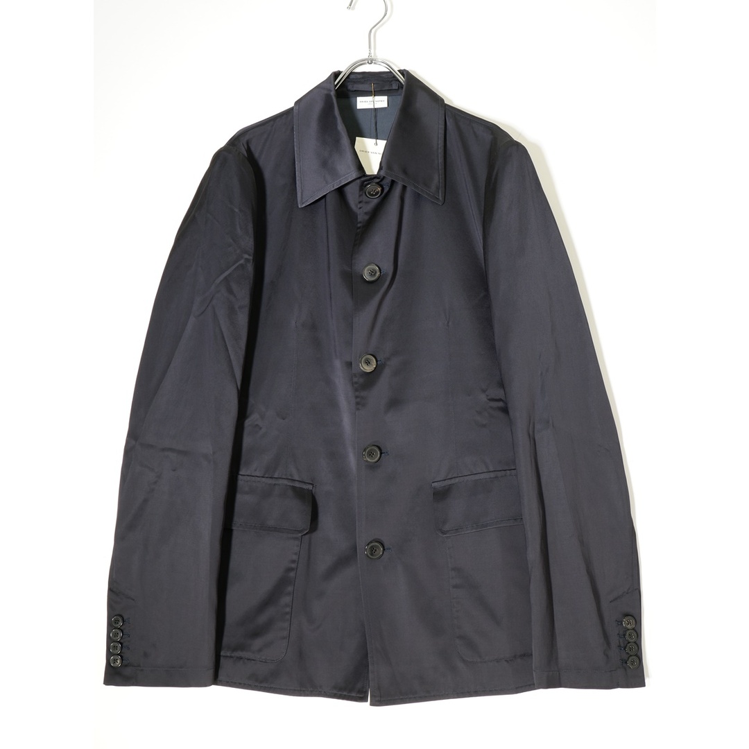 DRIES VAN NOTENドリスヴァンノッテン 2022AW spread collar jacketブラック スプレッドカラー ジャケット【44】【MJKA72883】