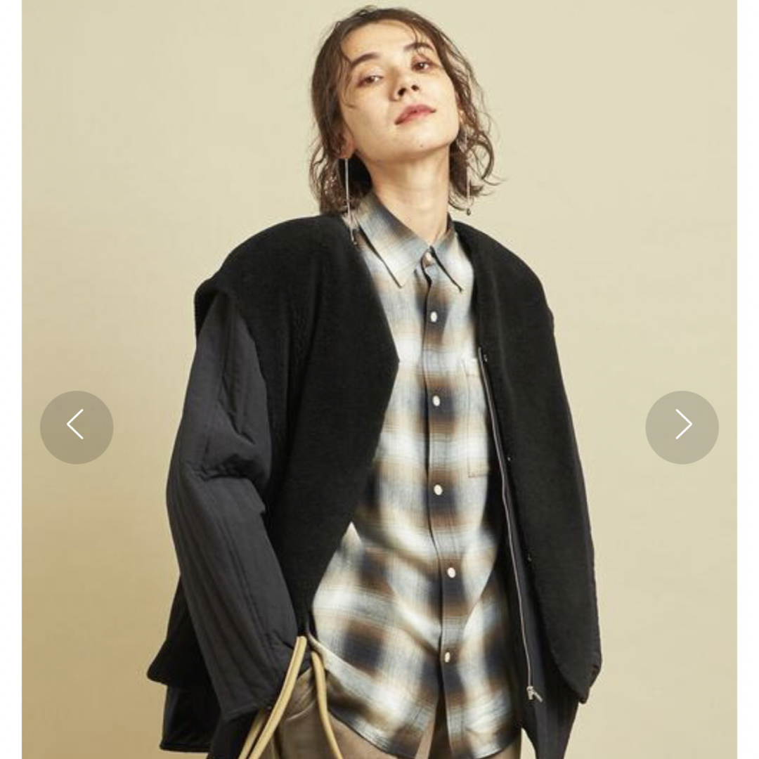 chiiiibag ch!iii Wool Jacket check ジャケット