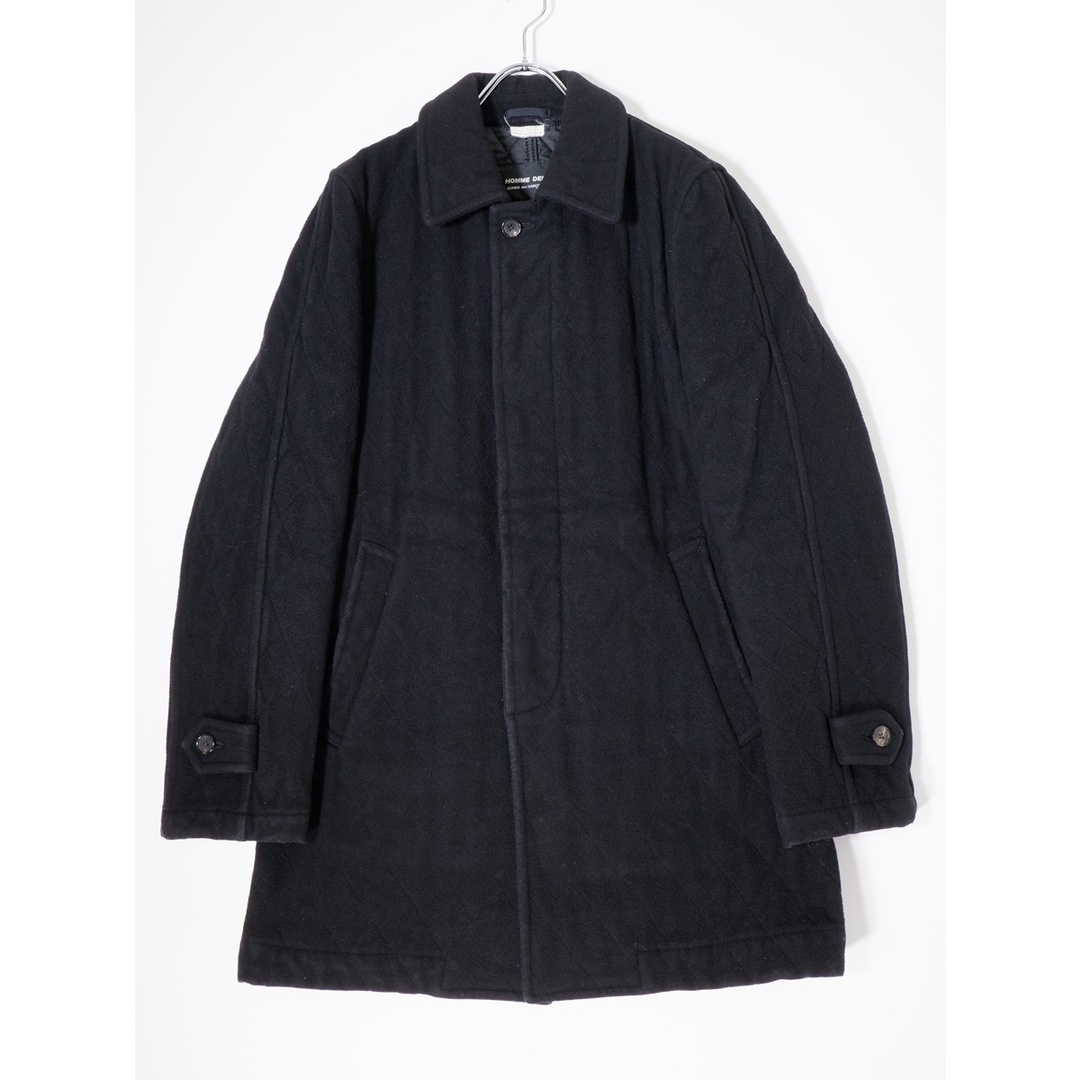 COMME des GARCONS HOMME PLUS(コムデギャルソンオムプリュス)のCOMME des GARCONS HOMME DEUXコムデギャルソンオムドゥ ウールキルティング中綿ステンカラーコート【L】【MCTA72287】 メンズのジャケット/アウター(その他)の商品写真