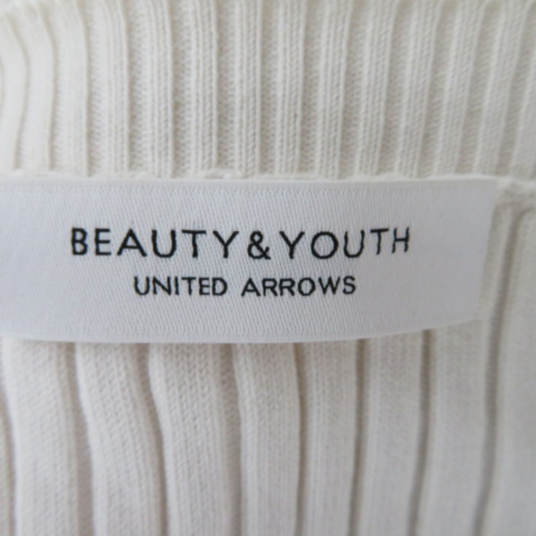 BEAUTY&YOUTH UNITED ARROWS(ビューティアンドユースユナイテッドアローズ)のB&Y ユナイテッドアローズ リブニット カットソー 長袖 ラウンドネック レディースのトップス(ニット/セーター)の商品写真