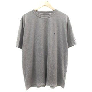 チャンピオン(Champion)のチャンピオン スポーツウェア Tシャツ カットソー 半袖 ワッペン 3L グレー(その他)