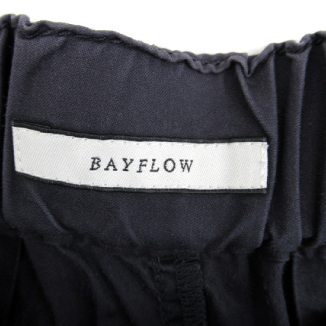 BAYFLOW(ベイフロー)のベイフロー BAYFLOW フレアスカート ロング丈 2 紺 ネイビー レディースのスカート(ひざ丈スカート)の商品写真