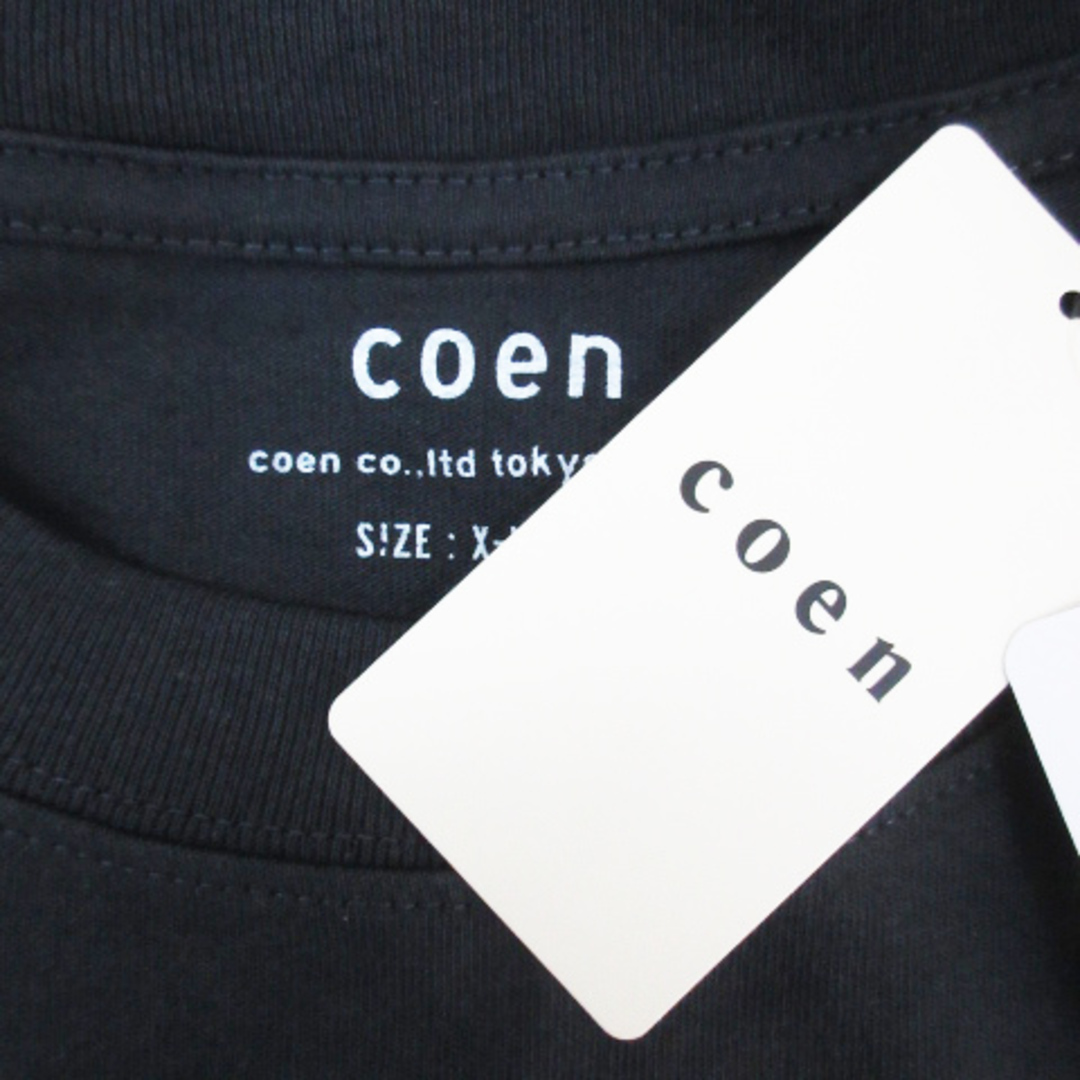 coen(コーエン)のコーエン Tシャツ カットソー 半袖 クルーネック 無地 大きいサイズ XL 黒 メンズのトップス(Tシャツ/カットソー(半袖/袖なし))の商品写真