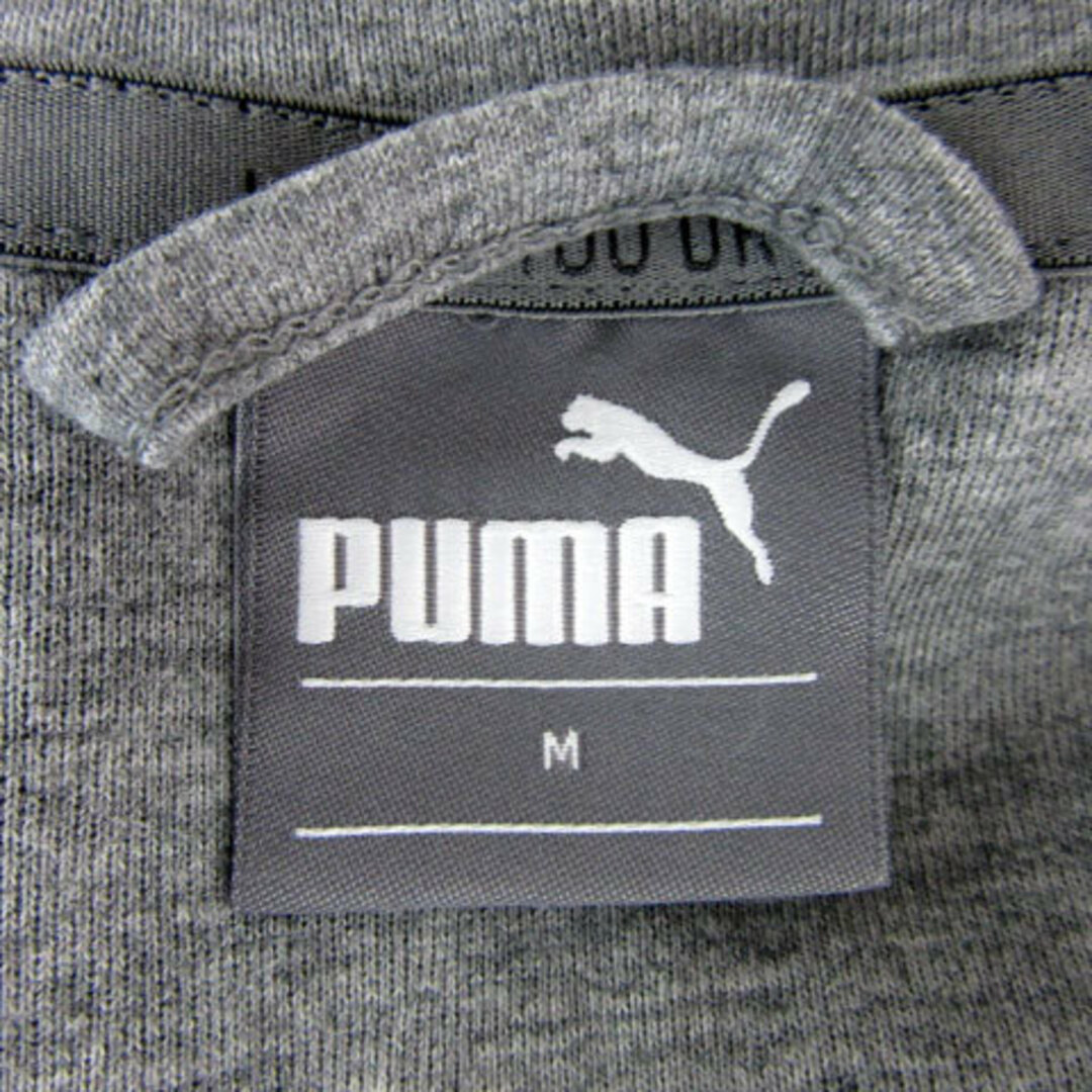PUMA(プーマ)のプーマ スポーツウェア ジャケット パーカー ジップアップ ロゴ M グレー スポーツ/アウトドアのスポーツ/アウトドア その他(その他)の商品写真