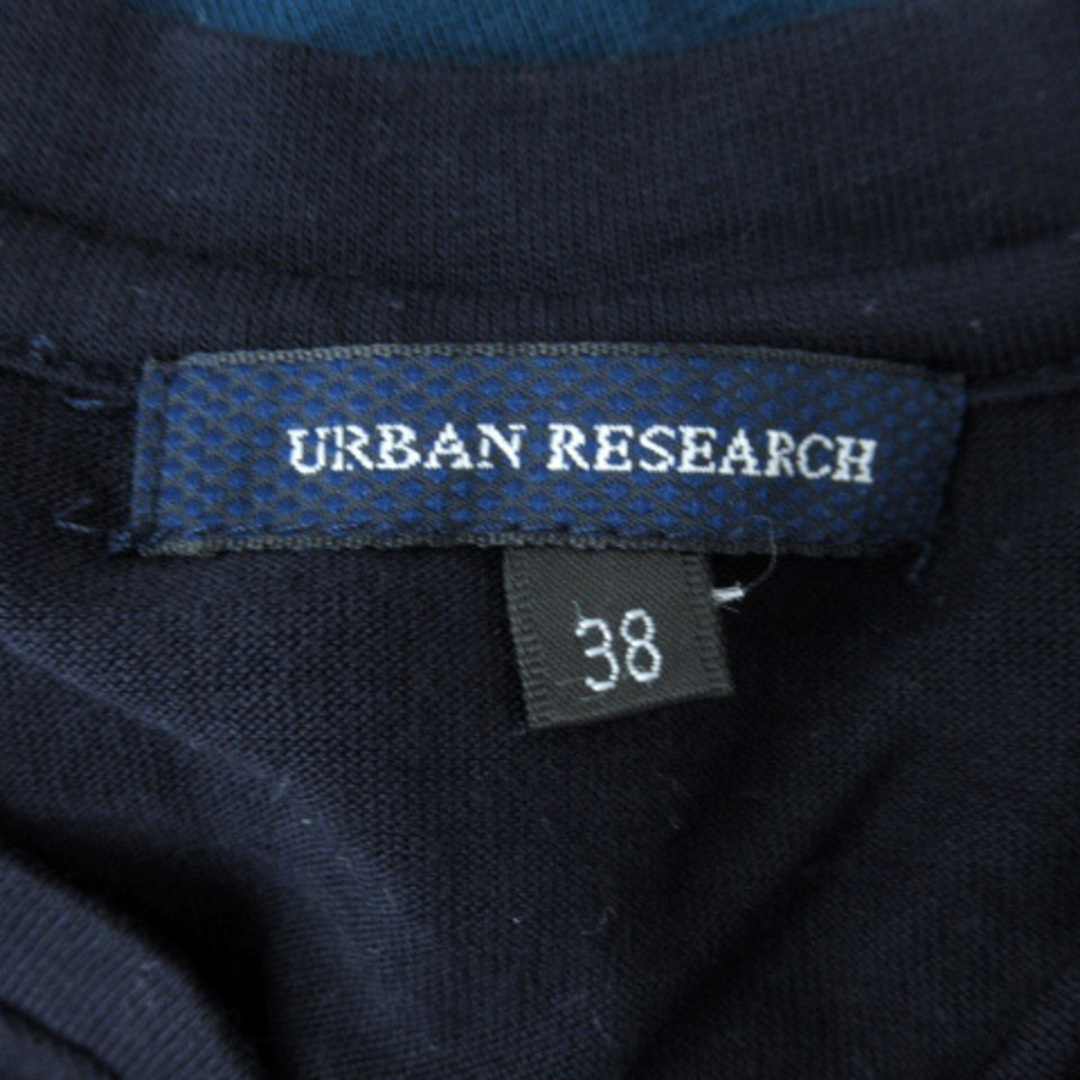 URBAN RESEARCH(アーバンリサーチ)のアーバンリサーチ カットソー 長袖 Vネック 切替 38 紺 ネイビー メンズのトップス(Tシャツ/カットソー(七分/長袖))の商品写真