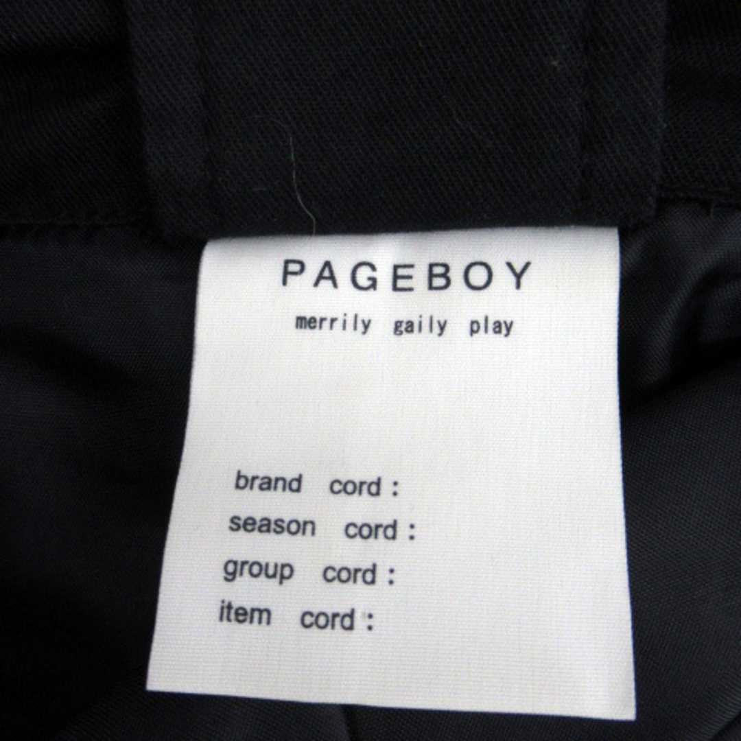 PAGEBOY(ページボーイ)のページボーイ PAGE BOY スプリングコート ショート丈 ライナー付き 紺 レディースのジャケット/アウター(スプリングコート)の商品写真