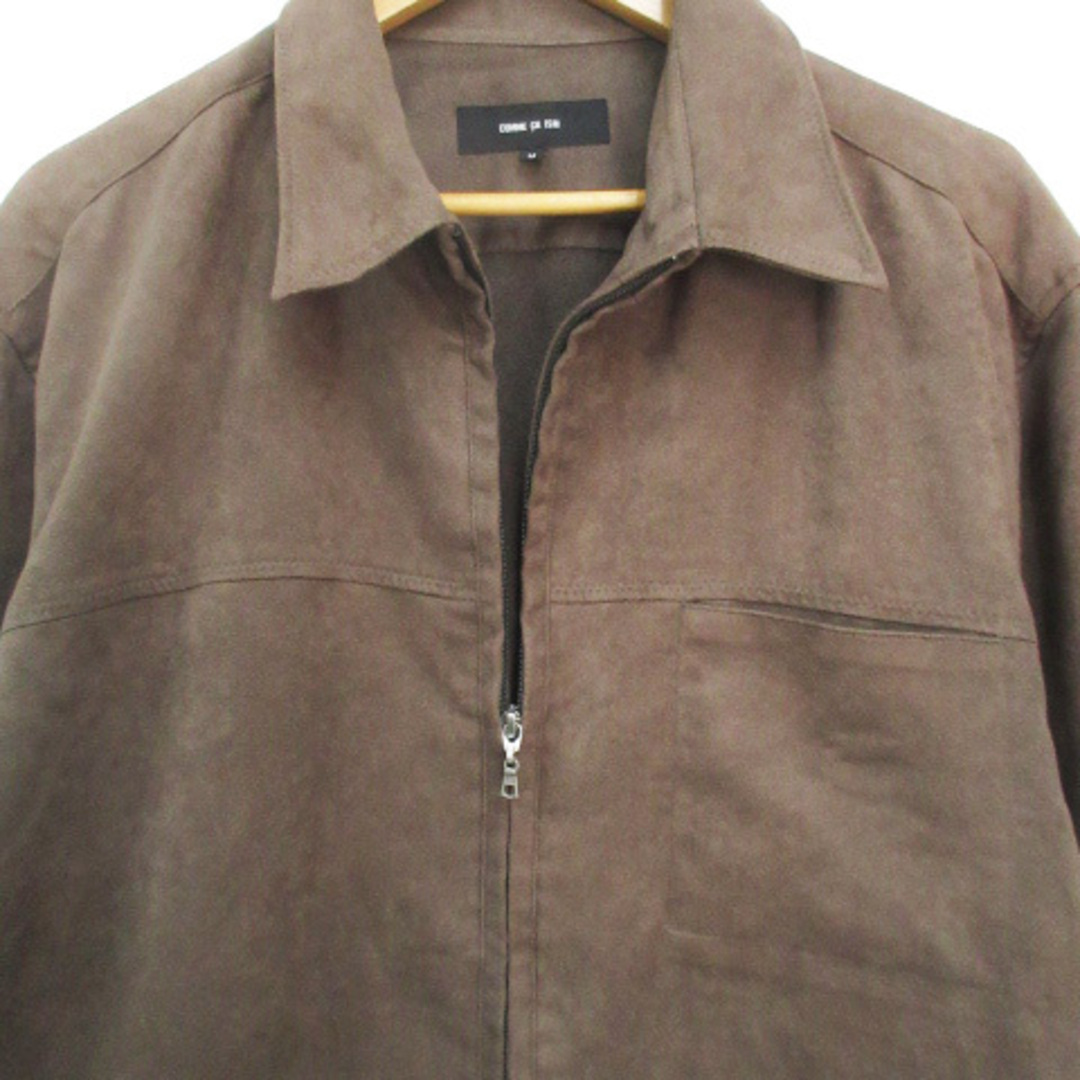 COMME CA ISM(コムサイズム)のコムサイズム ジャケット ミドル丈 ステンカラー ジップアップ 無地 M 茶 メンズのジャケット/アウター(その他)の商品写真