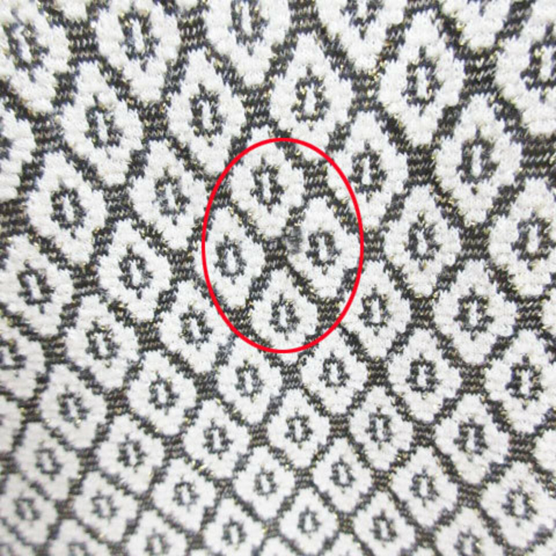 LOWRYS FARM(ローリーズファーム)のローリーズファーム ストレートパンツ イージーパンツ 総柄 F オフホワイト 白 レディースのパンツ(その他)の商品写真