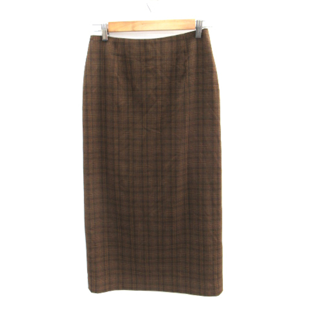 NATURAL BEAUTY BASIC(ナチュラルビューティーベーシック)のナチュラルビューティーベーシック タイトスカート マキシ丈 ロング丈 M 茶 レディースのスカート(ロングスカート)の商品写真