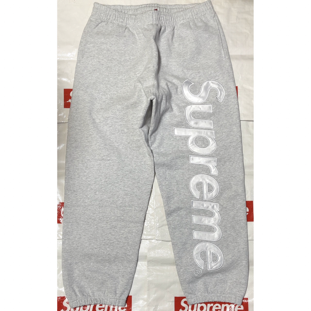 ☆希少XL】 Supreme Satin Appliqu Sweatpant-