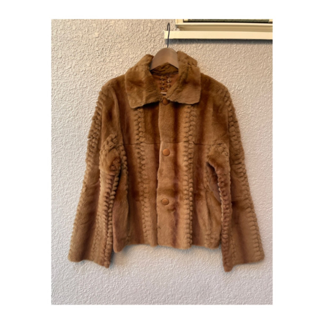 Lochie(ロキエ)のVINTAGE♡リバーシブルファージャケット♡itimi shuryhooked レディースのジャケット/アウター(毛皮/ファーコート)の商品写真