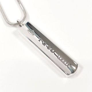 状態を画像にてご確認くださいTIFFANY\u0026Co. ナローバー ネックレス 1837 シルバー aw7