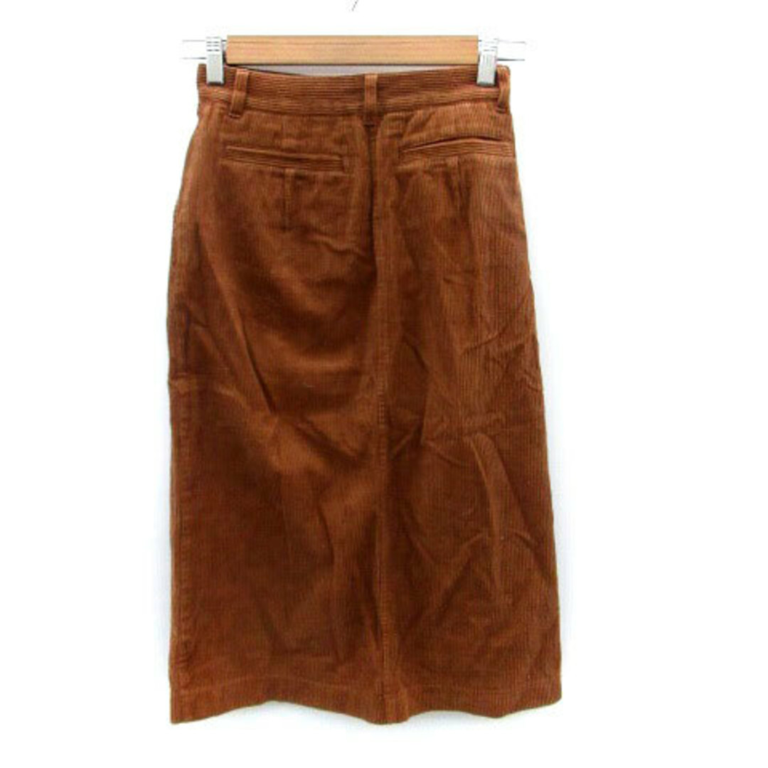 NATURAL BEAUTY BASIC(ナチュラルビューティーベーシック)のナチュラルビューティーベーシック コーデュロイスカート タイトスカート 茶色 レディースのスカート(ロングスカート)の商品写真