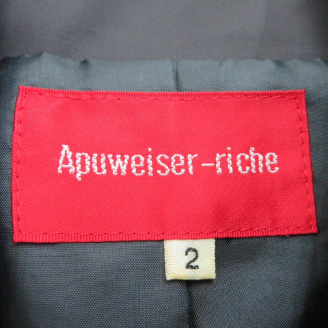 Apuweiser-riche(アプワイザーリッシェ)のアプワイザーリッシェ ステンカラーコート ロング丈 七分袖 ウエストベルト付き レディースのジャケット/アウター(その他)の商品写真