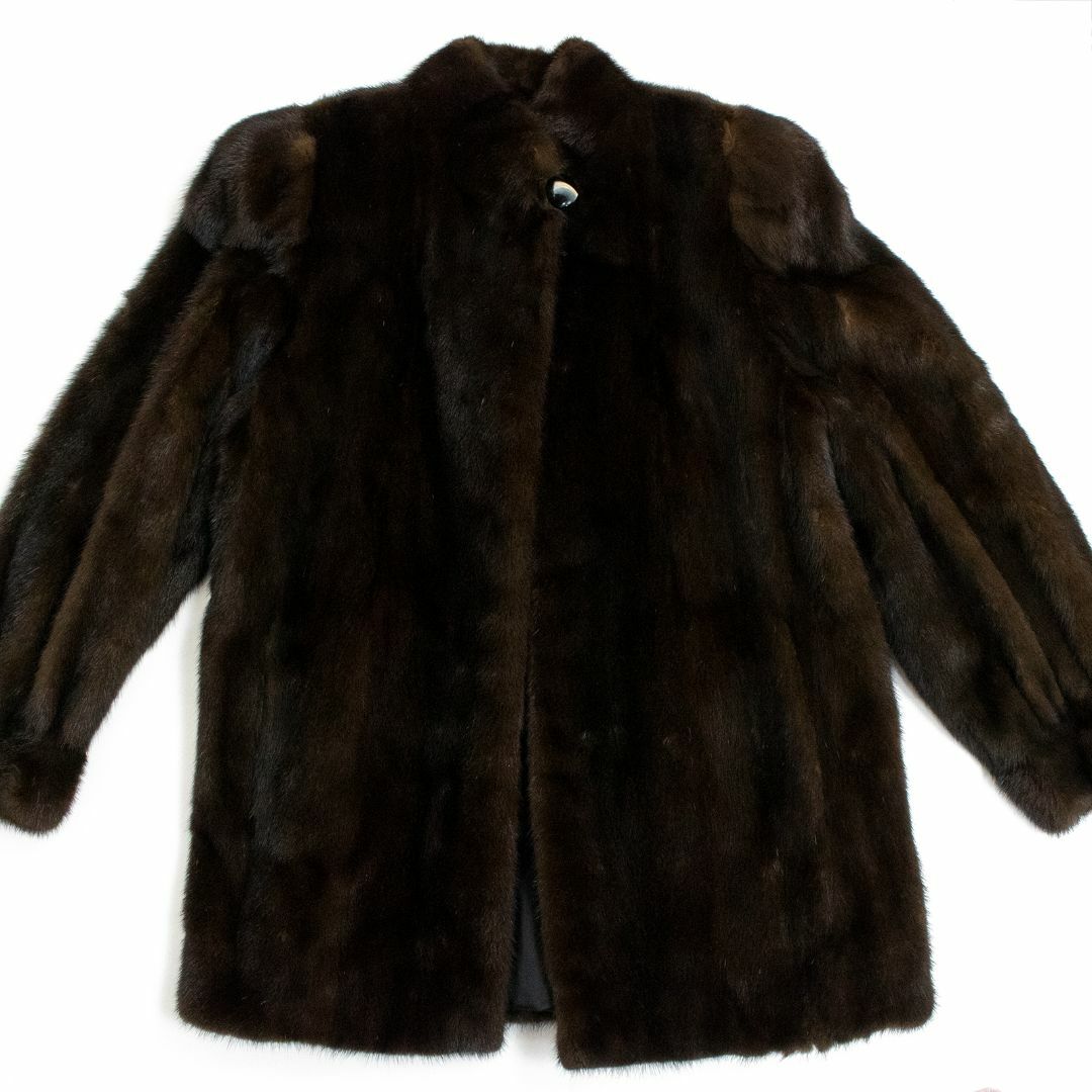 【全額返金保証・送料無料】フォスターのコート・正規品・美品・ミンクファー・高級 1